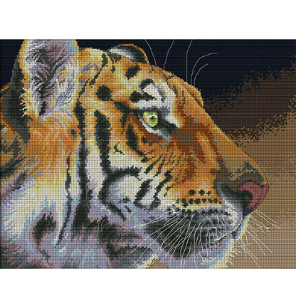 Tiger Three - 11CT Stamped Cross Stitch 55*45CM(Joy Sunday)