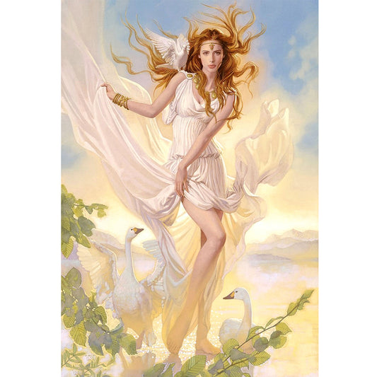 Goddess - 11CT Stamped Cross Stitch 50*70CM