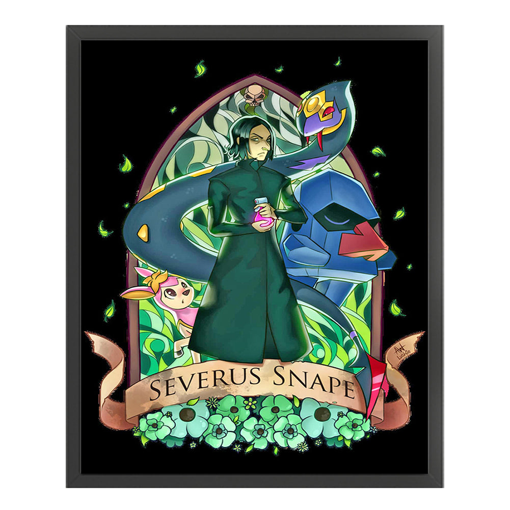Pok¨¦mon And Snape - 11CT Stamped Cross Stitch 50*60CM