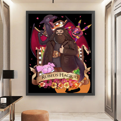 Pok¨¦mon And Hagrid - 11CT Stamped Cross Stitch 50*60CM
