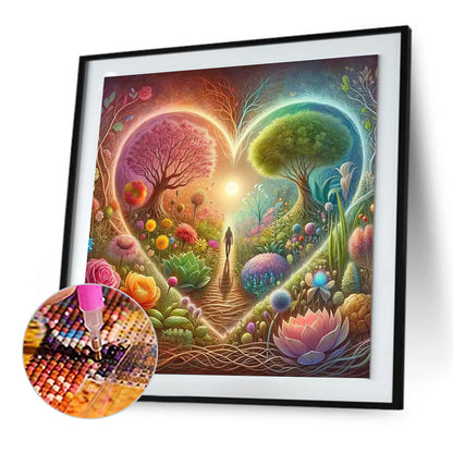Love Tree Of Life - Full Round Drill Diamond Painting 30*30CM
