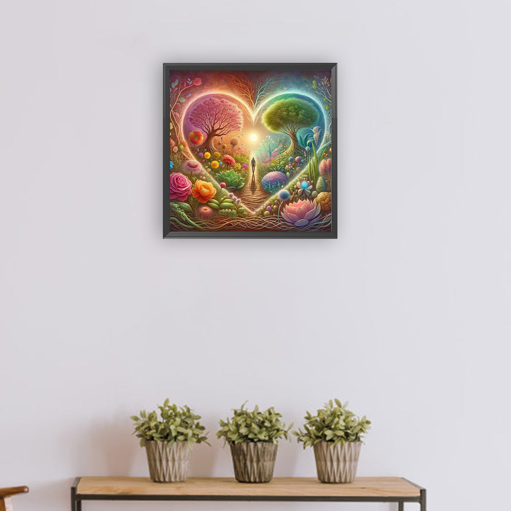 Love Tree Of Life - Full Round Drill Diamond Painting 30*30CM