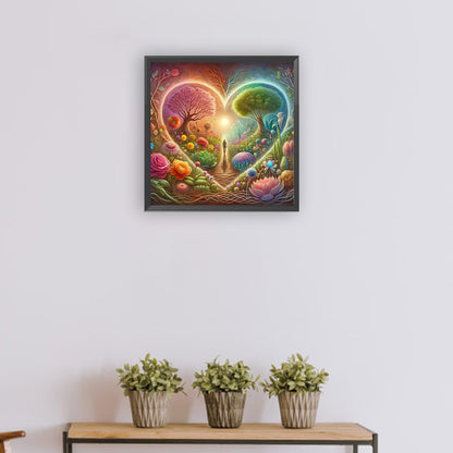 Love Tree Of Life - Full Round Drill Diamond Painting 30*30CM
