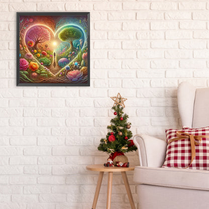 Love Tree Of Life - Full Round Drill Diamond Painting 30*30CM