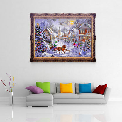 Snow Carriage - Full Round Drill Diamond Painting 45*35CM