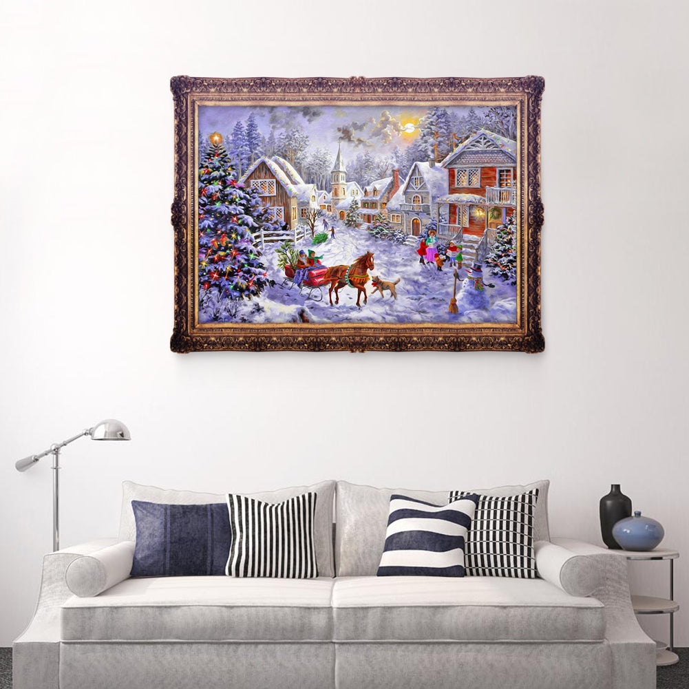 Snow Carriage - Full Round Drill Diamond Painting 45*35CM