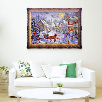 Snow Carriage - Full Round Drill Diamond Painting 45*35CM