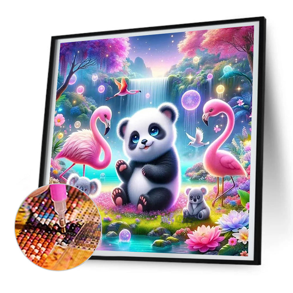 Forest Animal Conference - Full Round Drill Diamond Painting 30*30CM