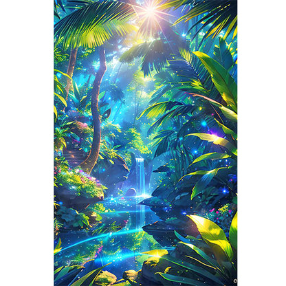 Jungle Secret - Full Round Drill Diamond Painting 40*60CM