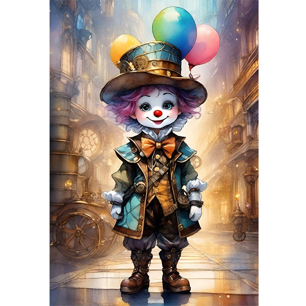 Clown - 11CT Stamped Cross Stitch 40*60CM