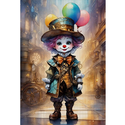 Clown - 11CT Stamped Cross Stitch 40*60CM