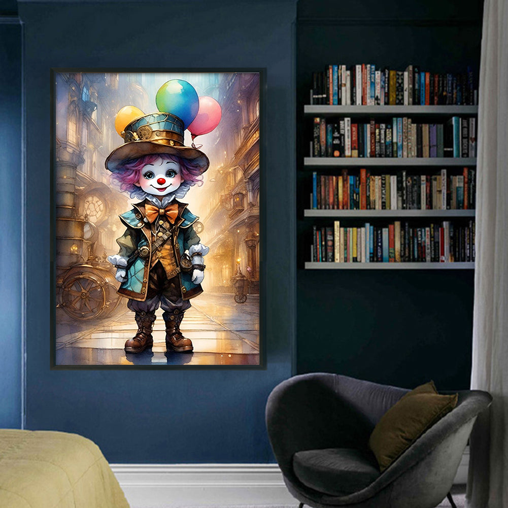 Clown - 11CT Stamped Cross Stitch 40*60CM