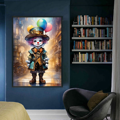 Clown - 11CT Stamped Cross Stitch 40*60CM