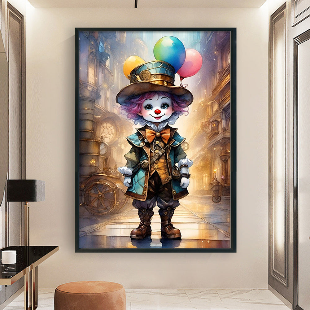 Clown - 11CT Stamped Cross Stitch 40*60CM