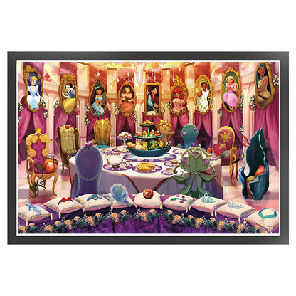 Disney Princess - 11CT Stamped Cross Stitch 90*60CM