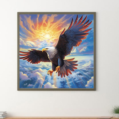 Soaring Eagle - Full Round Drill Diamond Painting 30*30CM