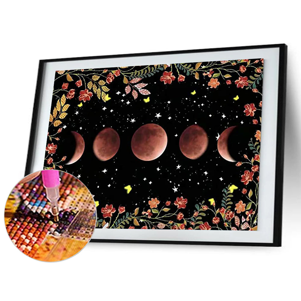 Moon - Full Round Drill Diamond Painting 60*45CM