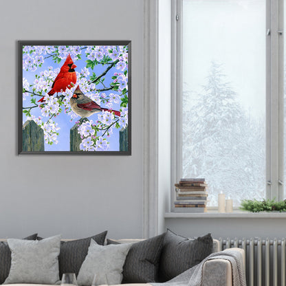 Cardinal - Full Round Drill Diamond Painting 30*30CM