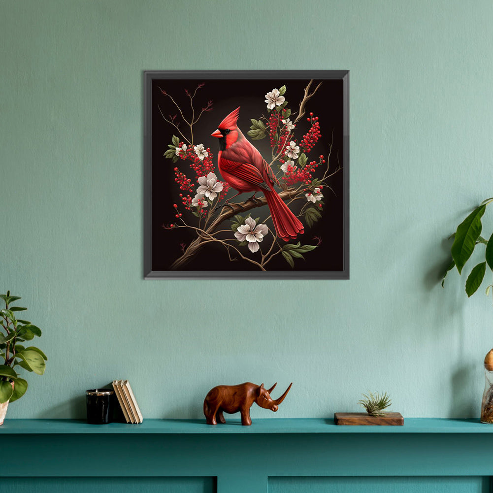 Cardinal - Full Round Drill Diamond Painting 30*30CM