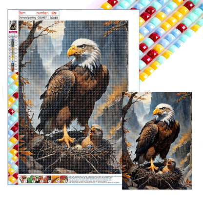 Eagle - Full Square Drill Diamond Painting 30*40CM