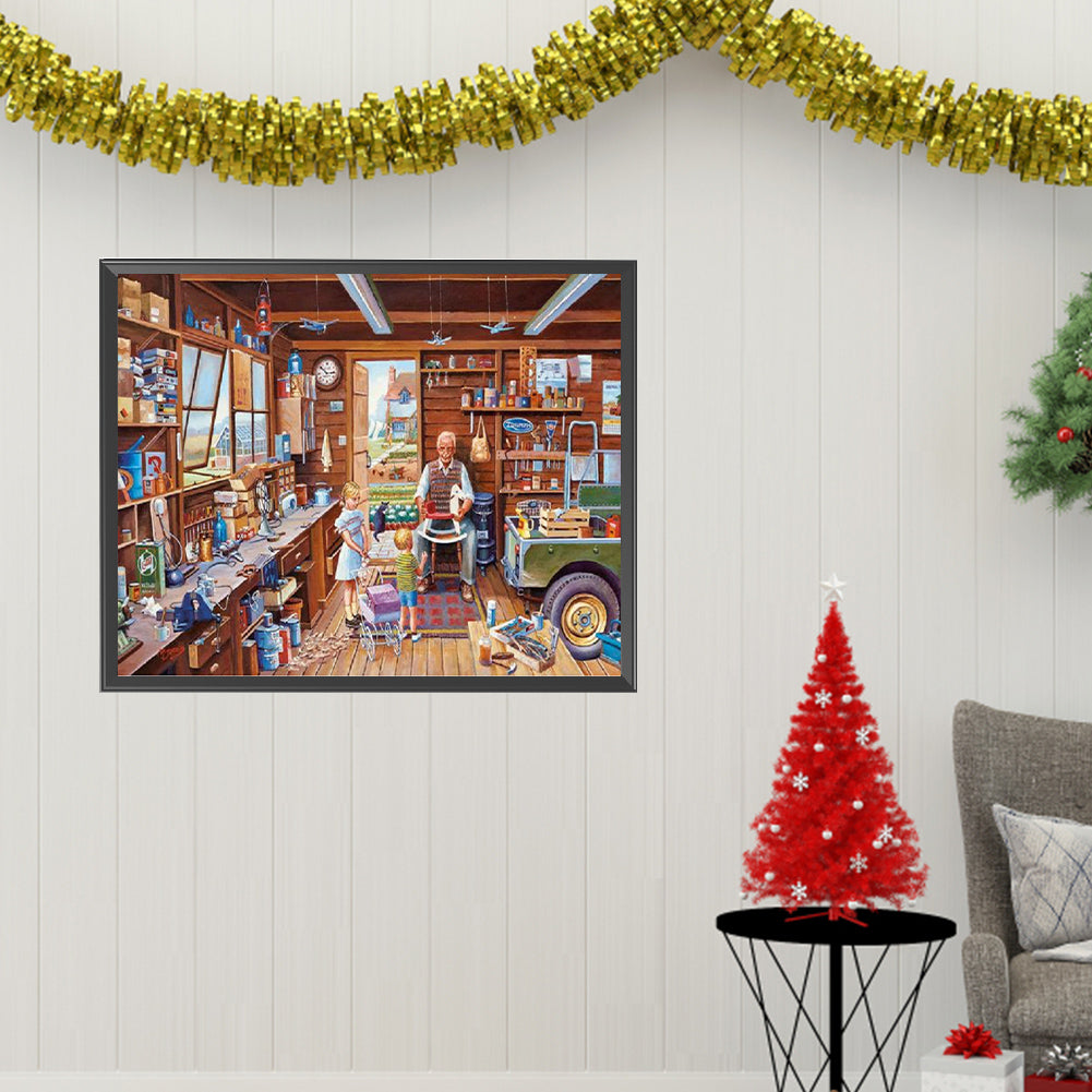 Cozy Tool Room - Full Square Drill Diamond Painting 50*40CM