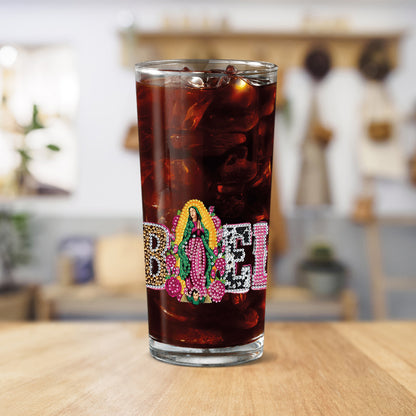 4 Pcs Rhinestone Stickers Diamond Painting Sticker for Cup (Virgin Mary)