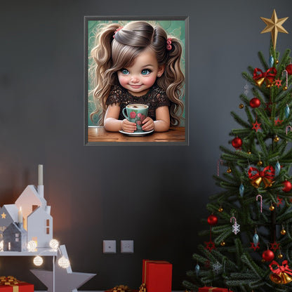 Cute Girl - Full Square Drill Diamond Painting 40*50CM