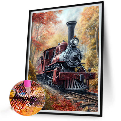 Train - Full Round Drill Diamond Painting 40*50CM
