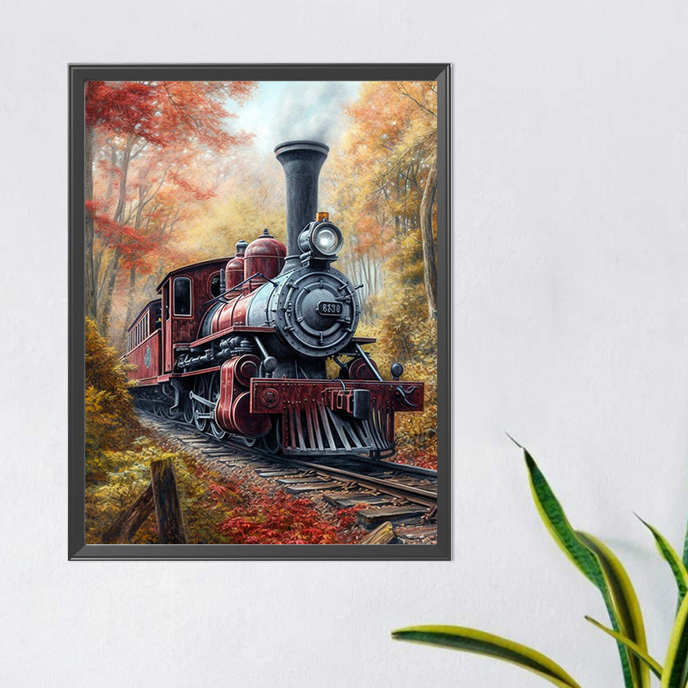 Train - Full Round Drill Diamond Painting 40*50CM