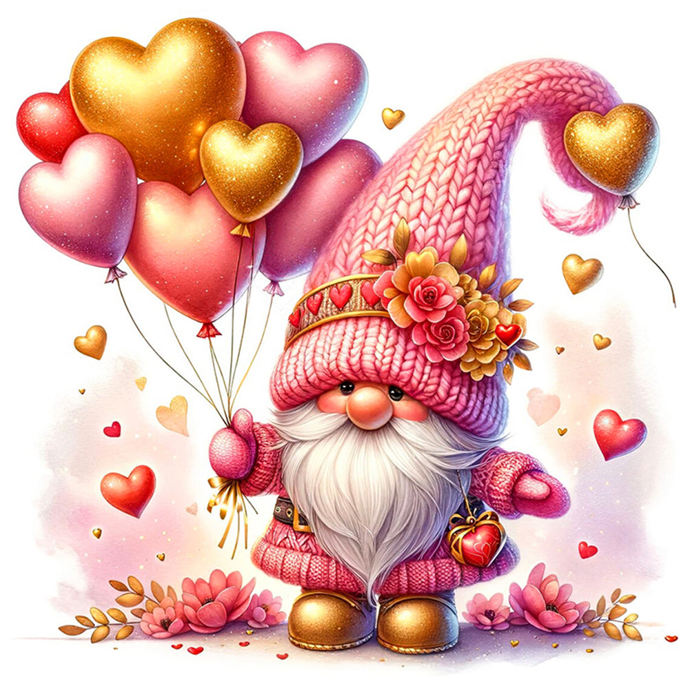 Valentine'S Day Goblin - 11CT Stamped Cross Stitch 40*40CM