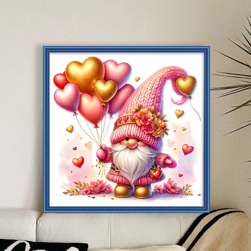 Valentine'S Day Goblin - 11CT Stamped Cross Stitch 40*40CM