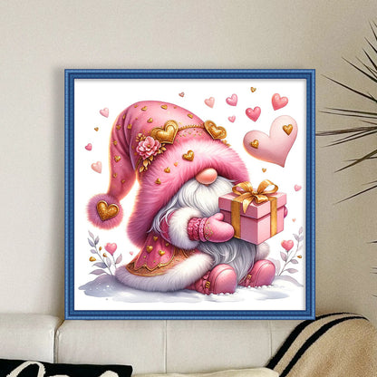 Valentine'S Day Goblin - 11CT Stamped Cross Stitch 40*40CM