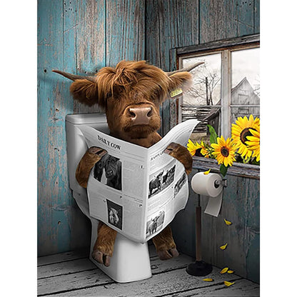 Consume Cattle - Full Round Drill Diamond Painting 30*40CM