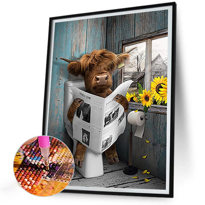 Consume Cattle - Full Round Drill Diamond Painting 30*40CM