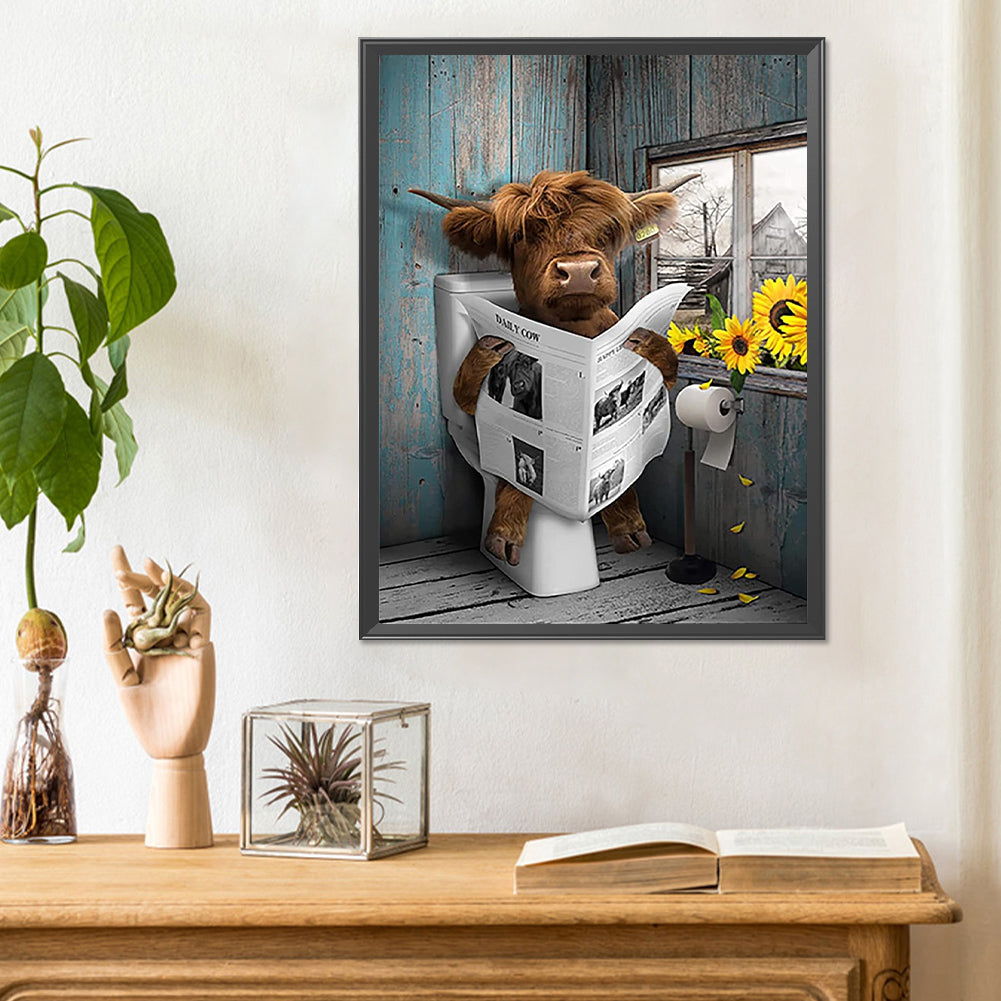 Consume Cattle - Full Round Drill Diamond Painting 30*40CM