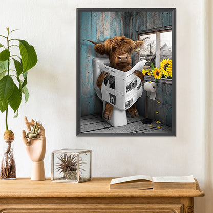 Consume Cattle - Full Round Drill Diamond Painting 30*40CM
