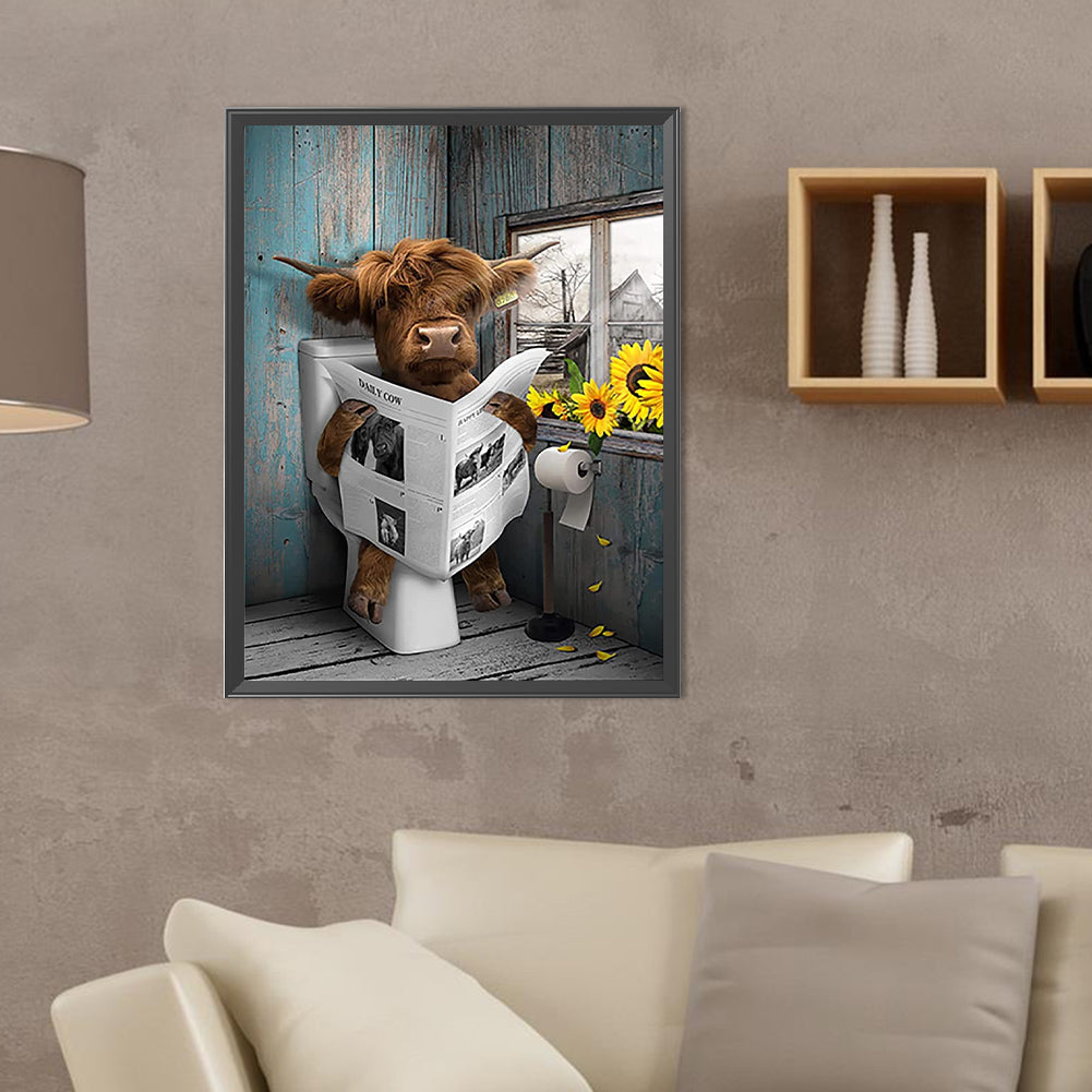 Consume Cattle - Full Round Drill Diamond Painting 30*40CM