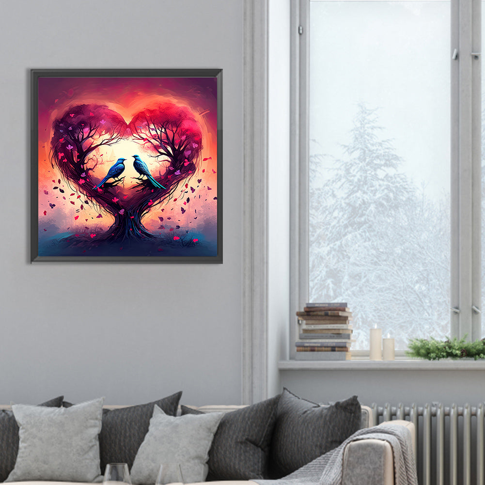Love For Birds - Full Round Drill Diamond Painting 30*30CM