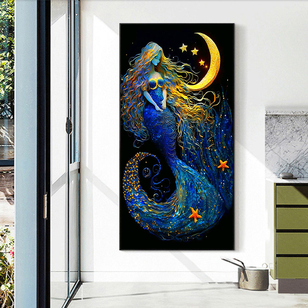 Goddess Of Stars And Moon - Full Round Drill Diamond Painting 40*70CM