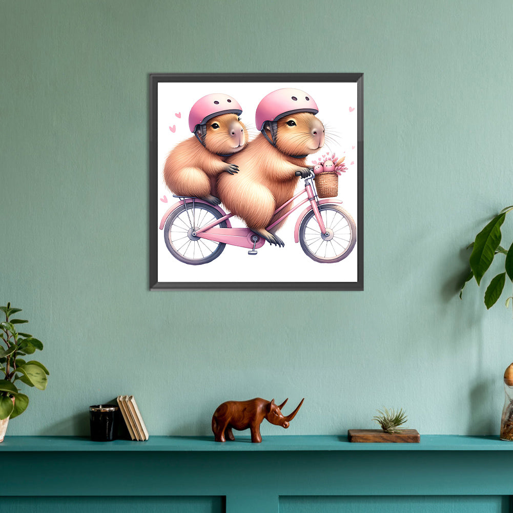 Capybara Capybara - Full Round Drill Diamond Painting 30*30CM