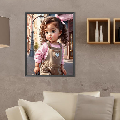 Sweet Girl - Full Round Drill Diamond Painting 30*40CM