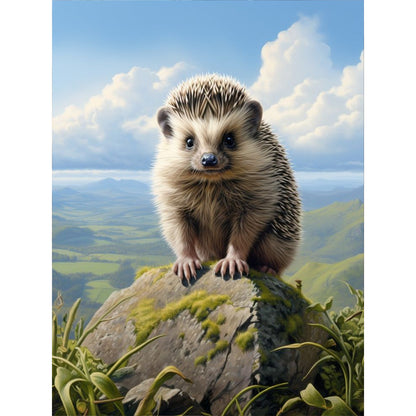 Hedgehog - Full Round Drill Diamond Painting 30*40CM