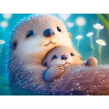 Otter - Full Round Drill Diamond Painting 40*30CM