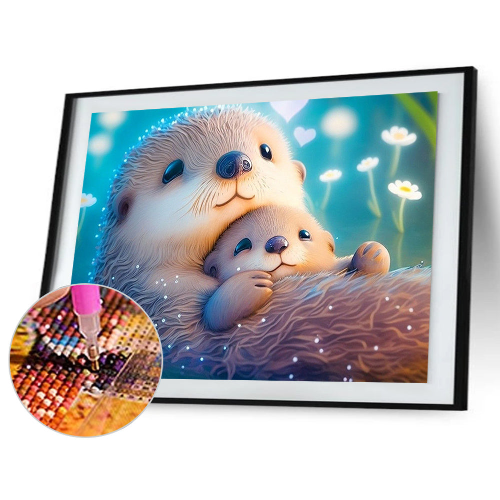 Otter - Full Round Drill Diamond Painting 40*30CM