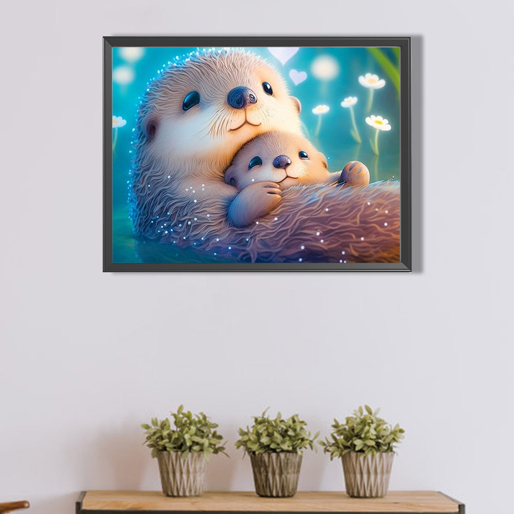 Otter - Full Round Drill Diamond Painting 40*30CM