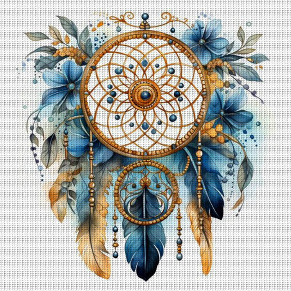 Dreamcatcher - 11CT Stamped Cross Stitch 50*50CM