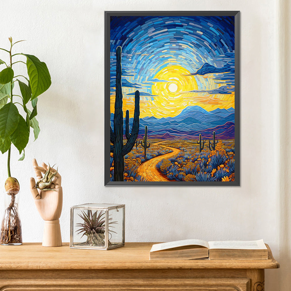 Western Trail - Full Round Drill Diamond Painting 30*40CM