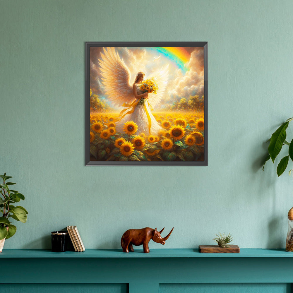 Angel Woman - Full Round Drill Diamond Painting 30*30CM