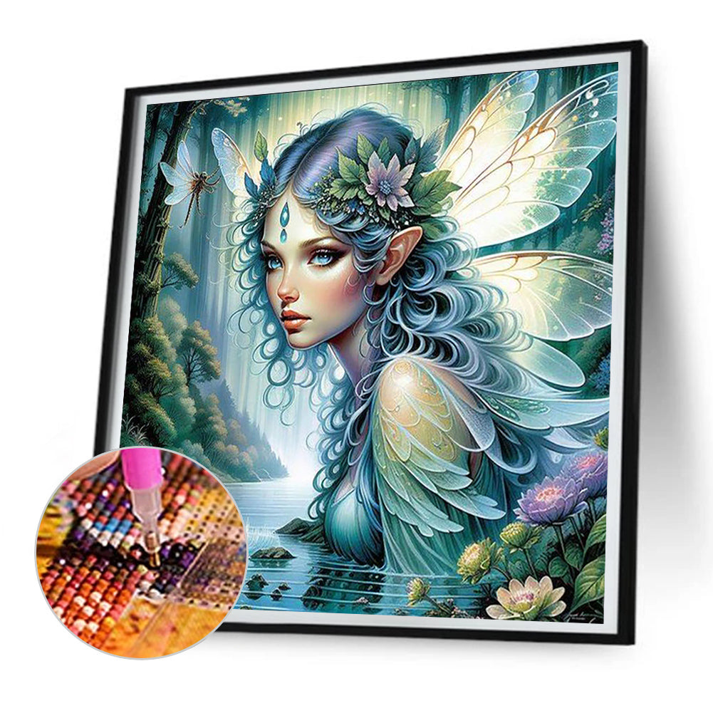 Angel Woman - Full Round Drill Diamond Painting 30*30CM