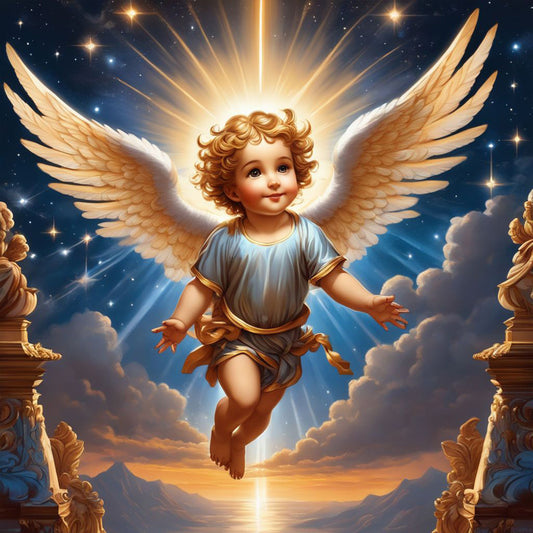 Angel Baby - Full Round Drill Diamond Painting 30*30CM